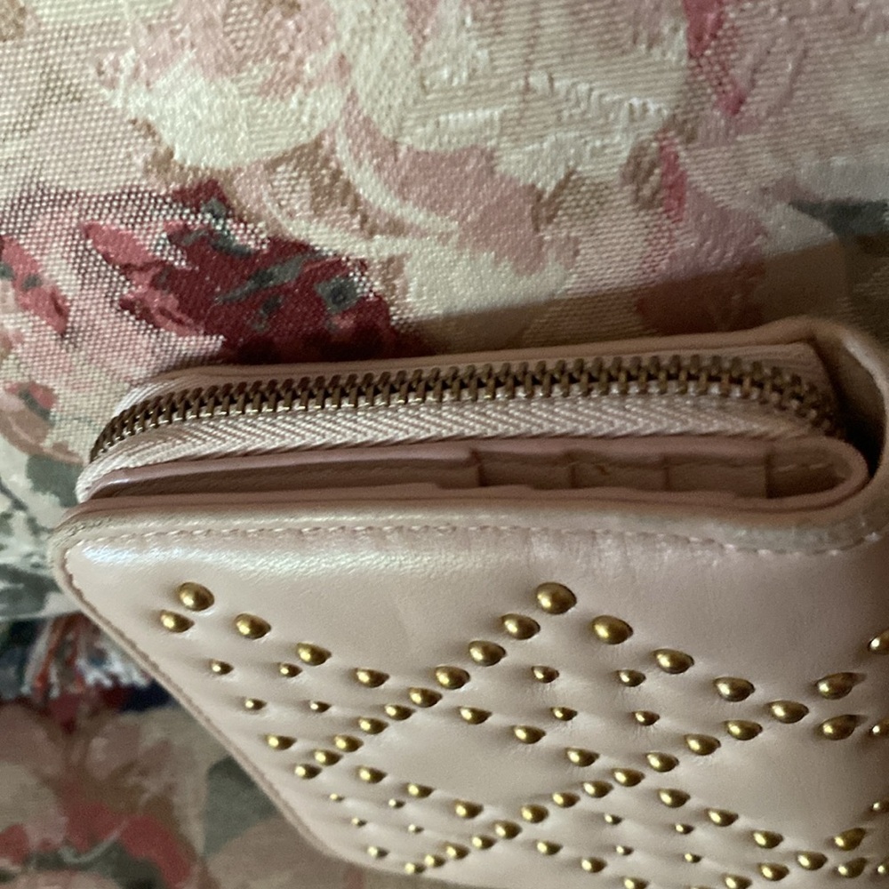 CHRISTIAN DIOR STUDDED BI FOLD WALLET & DUST BAG EUC - Picture 8 of 11